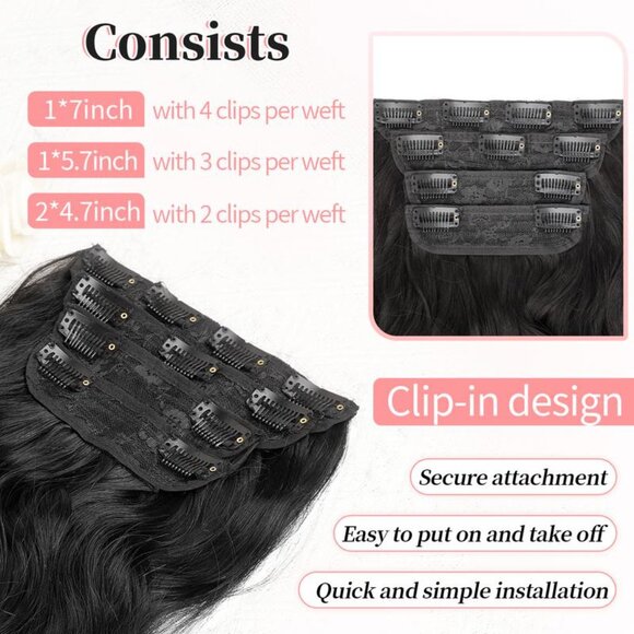 Beautiful Clip in Extensions main image 8